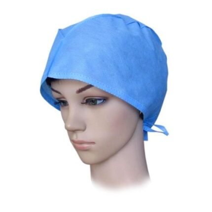 Calot médical à lacets Bleu